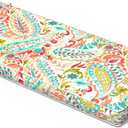 Outdoor Bench Cushion, Patio Furniture Cushion 48 x 18 x 3 Inch, Water Resistant Garden Sofa Swing Pad Settee Loveseat Couch Replacement Cushion, 1 Pack, Pretty Paisley
