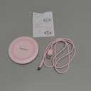Yootech Wireless Charger,10W Max Wireless Charging Pad Compatible with iPhone 17/17 Pro/17 Pro Max/Air/16/15/14/13/SE 2022/12/11,Samsung Galaxy S25/S24/S23,for AirPods Pro 3(No AC Adapter) (Chalk Pink)
