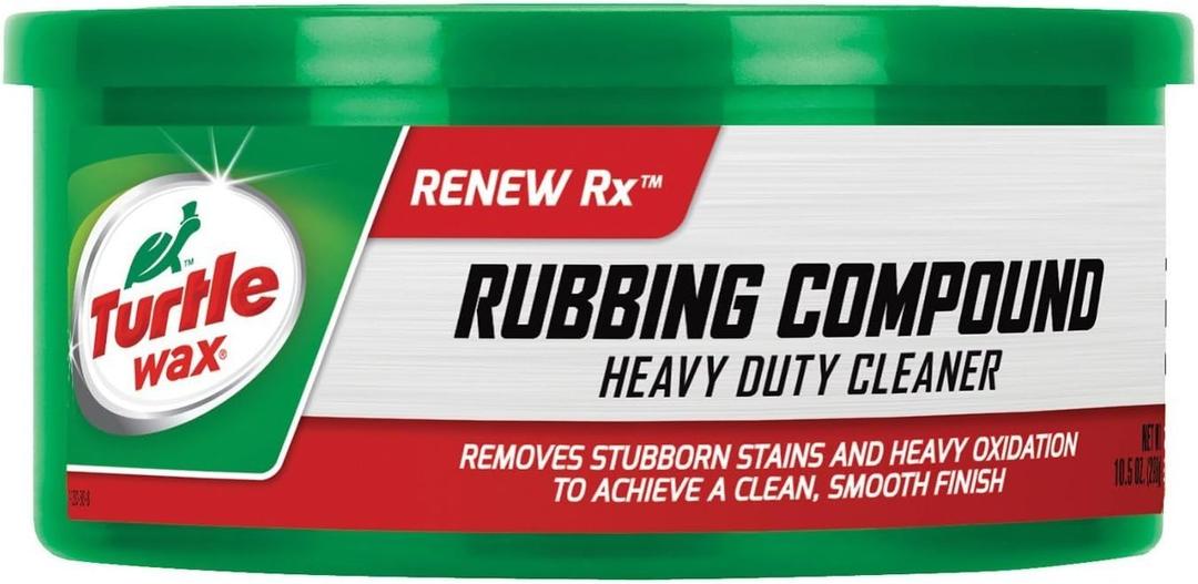 Turtle Wax T230A 10.5 Oz Rubbing Compound Heavy Duty Cleaner