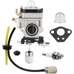 Pro PR46BT Carburetor for Poulan Pro PR46BT PR48BT 46cc 48cc Gas Backpack Blower BP400 BP402 Blower Carburetor for RedMax EB7000 EB7001 EB4300 EB4400 EB4401 Leaf Blower Parts