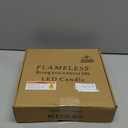 Flameless LED Candles with Timer 5 Pc Flickering Flameless Candles for Romantic Ambiance and Home Decoration Stable Acrylic Shell, with Embedded Star StringBattery Operated Candles Red