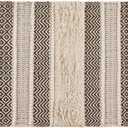 INK+IVY Bath Rug Hand-Woven Texture Shaggy Striped Soft & Water Absorbent, Boho Bathroom Dcor Bath-Mats, Non-Slip Absorbent Quick Dry Mats for Tub, Shower Room, Asher, 22x58, Black 1 Piece