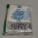 Artoid Mode Blue Pine Trees Merry Christmas Table Runner, Winter Xmas Holiday Kitchen Dining Table Decoration for Home Party Decor 13x72 Inch