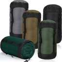 5 Pcs Compression Sacks for Backpacking 20L Camping Sleeping Bag Stuff Sacks for Backpacking Water Resistant Sleeping Bag Storage Sack for Space Saving Hiking Gear
