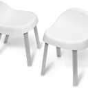 Skip Hop Toddler's Activity Chairs, Set of 2, Metal, White