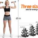 4 Tier Dumbbell Rack, Weight Rack For Home Gym, Dumbbell Stand for Free Weights