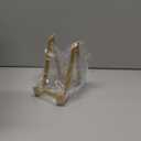 Mixweer 12 Pcs Book Stands for Display Metal Picture Frame Stand Book Plate Picture Holder Easels Photo Holder for Decorative Display(6 Inch,Gold)