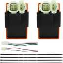 6 Pin AC CDI BOX Replacement for GY6 50cc 125cc 150cc ATV Taotao Ignition Box 6 Pin 2pcs