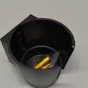 Universal Large Cup Holder Wall Mount, Heavy Duty Plastic Drink Holder for Boat Car Truck RV Bus Tractor Wall Wood, Vertical or Horizontal Mount, Fit Most Cups, Bottles, Cans, Tumblers Black Pack of 1