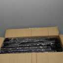 Reginary 30 Pieces Wedding Umbrellas Bulk Auto Open Stick Umbrellas with White European J Hook Handle Windproof Large Canopy Umbrella for Outdoor Wedding Bride Groom Photography Golf (Black)