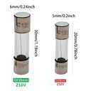 Carbon-14 15A, 15A Fuse, 15A250V, 15A250V Fuse, F15A250V Fuse, F15A Fuse, F15A Fuses, F15A250V, 15A Fuses, F15A Fuses, 15A Fast Blow Fuse, 15A Glass Quick Fast Blow Fuse, 5 * 20mm(20pcs)
