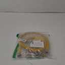48" Flex Gas Line, Gas Dryer Connector Kit, Stove/Water Heater/Dryer Gas Line with Connectors 1/2" MIP 1/2"FIP 3/4"MIP, 5/8 in.OD(1/2 in. IDCoated Corrugated Stainless Steel Tubing