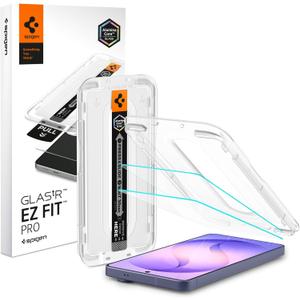 Spigen AluminaCore Tempered Glass Screen Protector [Glas.tR EZ Fit] designed for Galaxy S26 Ultra [2 Pack] 10H+ Hardness, Aluminum-Enhanced Durability