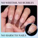 2 x INFELING Solid Gel Nail Gl ue - Nail G lue Gel for Nail Tip Press on Nails, Long Glue Lasting 28+ Days (Curing Needed), Super Strong Nail Glue for Nail Extension