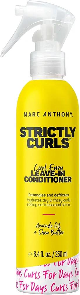 Marc Anthony Leave-In Hair Conditioner for Curly Hair, Strictly Curls - Curl Defining & Deep Conditioning Detangler Moisturizer Hydrates Dry & Frizzy Curls - Hair Styling Product Reduces Frizz