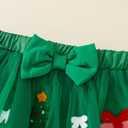 Toddler Girl Christmas Outfit Santa Claus Sweatshirt+Tutu Gauze Skirts Winter Clothes 1-7 Years (2-3T, New-red-christmas Tree)
