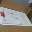 HOOBRO Litter Box Enclosure, Cat Litter Box Furniture with Removable Divider, Large Hidden Litter Box Furniture, Wooden Cat House, End Side Table, 31" L x 17.5" W x 19.7" H, White WT03MW01G2