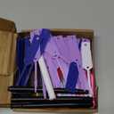 Lewtemi 1500 Pieces Self Lock Arrow ID Key Tags Car Parts Tags Key Ring Repair Labels for Office Automotive Shop Supplies(4 1/2'' x 3/4", Mixed Colors)