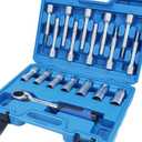 18PCS Steering Hub Suspension Shock Absorber Strut Nut Removal Tool Socket Set