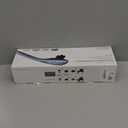 MEGAWISE Cordless Handheld Back Massager w/Rechargeable 3200mAh Battery, 5 Speed and 5 +2 Massage Nodes with Hard, Medium and 2 Soft Silicone Nodes; Massage While Moving Around (White)