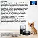 Sfozstra 5L Gravity Stainless Steel Dog Water Dispenser - Spill-Proof | Easy-Clean, No Power Needed. Works for Cats & Small Dogs. Ideal for Kitchen, Crate Area, or Travel