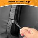 Golf Cart Seat Covers for Club Car Precedent Front Standard Sea Cushion,Cooling Mesh Fabric and Vinyl Leather Club Car Seat Covers with Pockets,No Stapler Needed Replacement Front Seat Cover(Black)