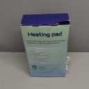 GOQO TOMO Heating Pad, 12 x 24 Inch, Pink Floral Pattern, Machine Washable, 8 Timer Settings, 12 Heat Levels, for Back Pain Relief-P01