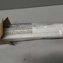 LazBlinds No Drill Light Filtering Roman Shades, White, 36" W x 48" H