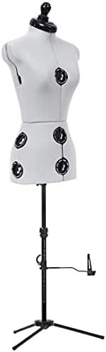 Dritz Twin-Fit Adjustable Dress Form Petite, Sizes US 00-4, Female Sewing Mannequin with Pinnable Body Torso, 13 Dials for Accurate Fitting & 360 Hem Guide