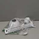 GLOBE Electric 52847 31.5 Inch Swing Arm Clamp-On White Desk Lamp with Nickel Accents, On/Off Rotary Switch, Book Reading Light, Home Essentials, Office Decor, LED Bulb Compatible