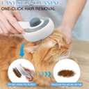 Pet Spray Brush for Dog & Cat, 3-in-1 Spray Grooming Comb - Dog Spray Brush for shedding, Brushes for Indoor Cats Spray for Shedding Hair Clean Hair Removal Comb, 1*Waterless Shampoo