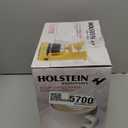 Holstein Housewares 5 Cup Drip Coffee Maker  Compact and User-Friendly with Auto Pause & Serve, Reusable Filter, Measuring Spoon & Glass Carafe, Office & Dorm Use, Yellow