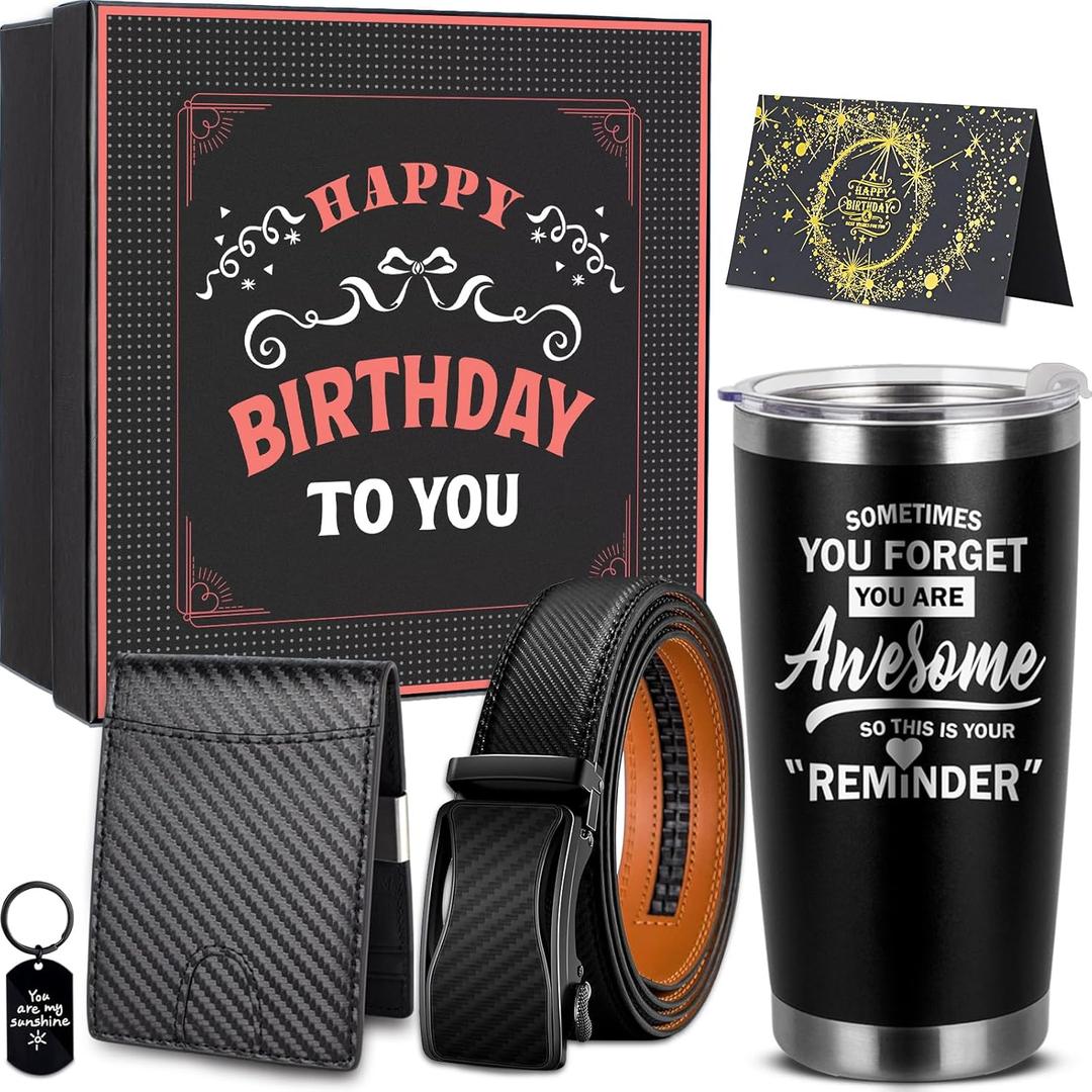 Birthday Gifts for Men: Modern, Fine, Manual Stainless Steel Gift Basket (20 oz, 1 Count)