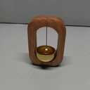 Magnetic Shopkeepers Bell Wood Doorbell Chime for Refrigerator, Room, Porch, Garden, Backyard, Restaurant,Door Chimes When Door Opens Housewarming Gift(Walnut)