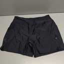 G Gradual Women's 5" High Waisted Swim Board Shorts with Phone Pockets UPF 50+ Quick Dry Beach Shorts for Women with Liner (Black, XL)