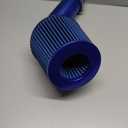 3" Universal Cold Air Intake Kit, Aluminum Car Air Intake Pipe Kit (Blue)