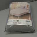Waterproof Mattress Protector Fitted Deep Pocket Noiseless,Gray | Twin Size,100% Waterproof, Up to 16" Deep Pocket, Breathable, Machine Washable, Durable, for Bedroom, Dorm Room, Hotel, Home