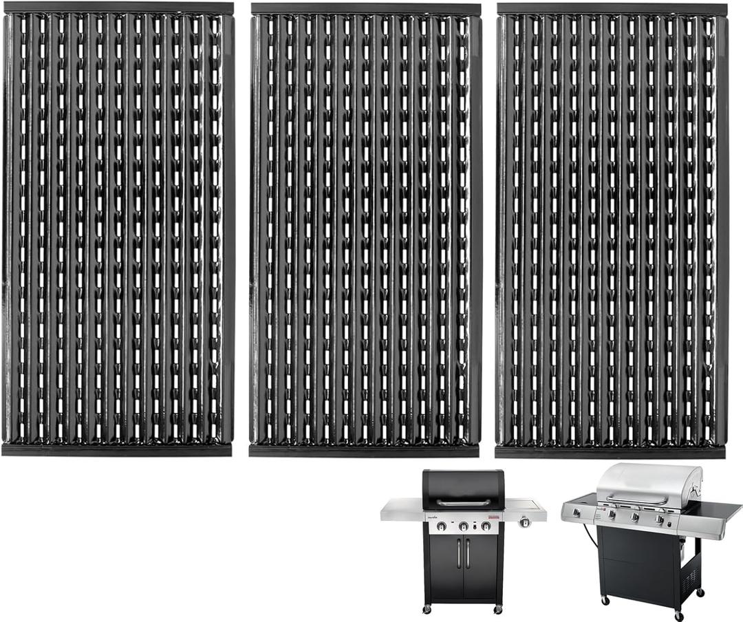 17 inch Infrared Grill Grates for CharBroil G460-0500-W1 Performance Tru Infrared 3 Burner Grill Replacement Parts, Char-broil 463371116 463370919 463344116 463370015 463335115 463335014 Parts, 3 PCS (17"L  8 1/2"W-3)