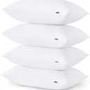 Bedsure Medium Firm Pillows Queen Size, Set of 4, Firm Queen Bed Pillows 4 Pack Hotel Quality Premium Down Alternative for Medium Supportive Filling for Side, Back Sleepers