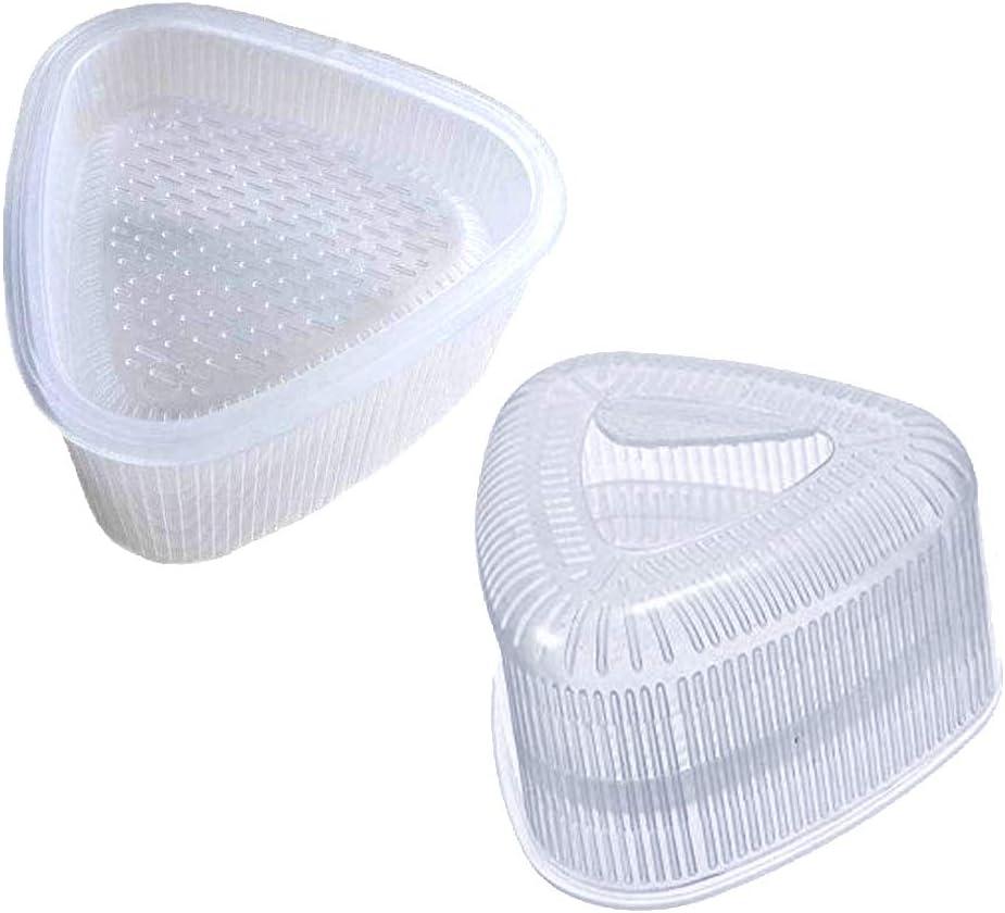 Triangle Sushi Mold Form DIY Tool, White 2 pcs