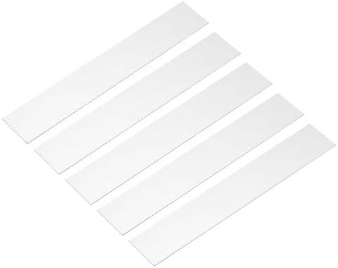 uxcell 9 Pcs Stainless Steel Strips, 0.019"(0.5mm) Thick 304 Stainless Steel Metal Shim Stock 1"x6"(25.4x150mm) Stainless Steel Flat Bar Gap Filler Trim Strip for DIY Craft Making