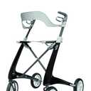 byACRE Carbon Ultralight Back Rest for Wide Model Rollator, Gray Adjustable Back Support Accessory, Rollator Not Included