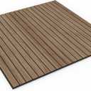 8-Pack Peel & Stick Acoustic Wood Slat Wall Panels, 8pcs - 23.6" x 23.6"