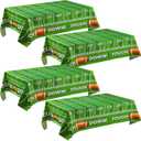 JOYIN 4 Pack Game Day Football Tablecloth Table Cover Touchdown Party Decorations Football Party Supplies (54x72 Inches)