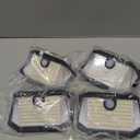 4-Pack Solar Wall Lights Outdoor with 3 Modes & Reflector, Waterproof Bright 178 LEDs Motion Sensor Security Lights, Solar Powered Flood Lights for Patio Garden Yard Porch Garage Front Door