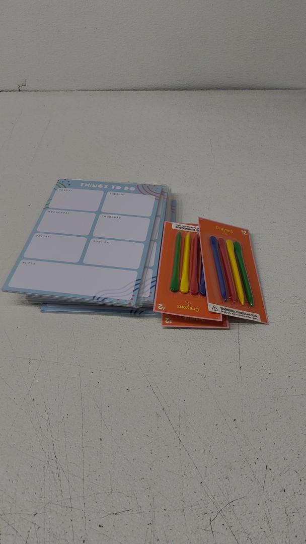 TWINES TO DO 7 PACK, Crayons 4ct, 5 PACK