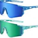 Kids Baseball Sunglasses - Youth Baseball Sunglasses for Boys Girls - Sports Softball Shades Age 4-10