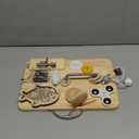 Wooden Busy Board for Toddlers, Montessori Sensory Toys for 1 2 3 4 Year Old, Autism Sensory Toys for Kids Boys Girls, Fine Motor Skills Travel Toys