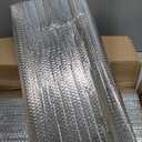 ToLanbbt Garage Door Insulation Kit 6P Double Bubble Window Heat Insulation Panels, 6MM 24" x 48" Reflective Aluminum Foil Summer/Winter Barrier Sheets with 120 Adhesive Tapes for Garage Attic Wall