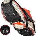 Ice Cleats for Shoes and Boots Men Women Trail Running 20 Stainless Steel Spikes Anti-Slip Footwear Traction Cleats Snow Grips Crampons for Hiking Ice Fishing Walking on Snow